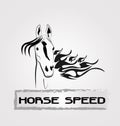 Horse racing logo identity business id card 