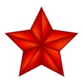 Christmas star of Bethlehem vector symbol, icon design. illustration isolated on white background. Royalty Free Stock Photo