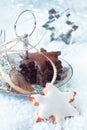 Christmas star cookies Royalty Free Stock Photo