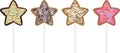 Christmas star cookies Royalty Free Stock Photo