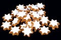 Christmas star cookies Royalty Free Stock Photo