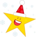 Christmas Star Greeting card smiling