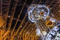 Christmas Star Lights Decorations Illuminated Exhibit Cityscape Nice France