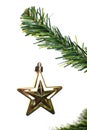 Christmas star ornament Royalty Free Stock Photo