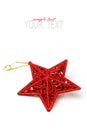 Christmas star ornament Royalty Free Stock Photo