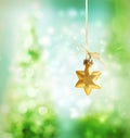 Christmas star ornament Royalty Free Stock Photo