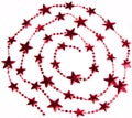 Christmas star spiral decoration