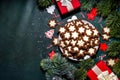 Christmas star sugar glazed cookies