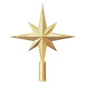 Christmas star tree topper