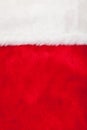 Christmas stocking as background Royalty Free Stock Photo