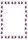 Christmas Stocking Border Royalty Free Stock Photo