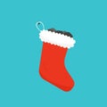 Christmas stocking full of coal