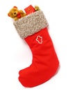 Christmas Stocking full of Presents Royalty Free Stock Photo