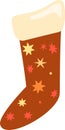 Christmas Stocking Icon Royalty Free Stock Photo