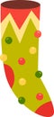 Christmas Stocking Icon Royalty Free Stock Photo