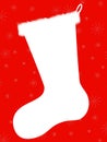 Christmas Stocking Silhouette