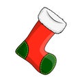 Christmas stocking sock vector symbol icon design