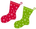Christmas Stockings Clip Art 2