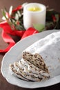 Christmas stollen Royalty Free Stock Photo