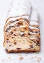 Christmas Stollen Royalty Free Stock Photo
