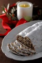 Christmas stollen Royalty Free Stock Photo
