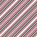 Christmas Stripe seamless pattern background in diagonal style