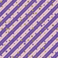 Christmas striped diagonal wrapping paper with stars pattern. seamless background. Design wallpaper for present or gift Royalty Free Stock Photo