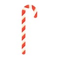 Christmas sugar candy icon in creative flat style