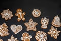 Christmas sweet gingerbread cookies