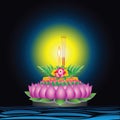 lotus krathong,