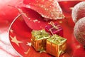 Christmas table decoration Royalty Free Stock Photo