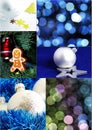 Christmas table decorations Royalty Free Stock Photo