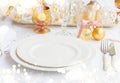 Christmas Tableware set Royalty Free Stock Photo