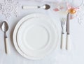 Christmas Tableware set Royalty Free Stock Photo