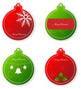 Christmas tags Royalty Free Stock Photo