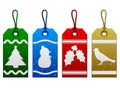 Christmas Tags Royalty Free Stock Photo