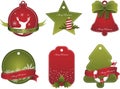 Christmas tags Royalty Free Stock Photo