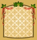 Christmas tapestry background.