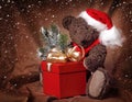 Christmas teddy bear