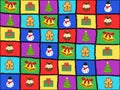Christmas theme patchwork quilt design illustration