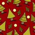 Christmas theme red background Royalty Free Stock Photo