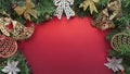 Christmas theme red vibrant background