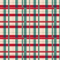Christmas themed stripes seamless pattern