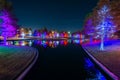 Christmas Lights Sparkle at Vitruvian Park in Addison Texas