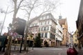 Christmas time is decorated in European cities and is prepared for the new year. Strasbourg is a beautiful city to visit during th