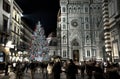 Christmas time in Firenze - Florence Royalty Free Stock Photo