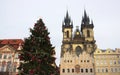 Christmas Time - II - Old Town Squae - Prague Royalty Free Stock Photo