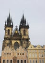 Christmas Time - II - Old Town Square - Prague Royalty Free Stock Photo