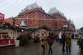 Christmas to trip. Moscow Seasons. Revolution Square. Royalty Free Stock Photo