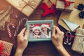 Christmas together. Royalty Free Stock Photo